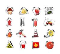 Cookie Cutter for Kids, 16 Sets Firefighter Baking Molds, Embossing and Pastry Tools for Biscuits and Holiday Celebrations, (2.52 x 2.91 x 0.98 inches), Fun Kitchen Accessories.