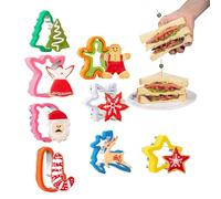 Cookie Cutter | Kitchen Baking Mold | Stainless Steel Snowflake Tree Gingerbread Deer Santa Claus Bread Cutter | for Christmas Cookie Fruit Vegetable