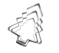 Cookie Cutter Set - Christmas Stainless Steel Christmas | Gingerbread Man Christmas Tree Cookie Molds | Gingerbread Man, Christmas Tree, Heart, Star,