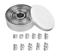 Cookie Cutter Set - Wavy Pattern Smooth Long Lasting Tool Mini Cookie Cutter for Family Celebrations Celebrations Baking Kitchen Living Room Wedding Holiday Bakery Indoor Outdoor