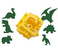 Cookie Cutters | Plastic Dough Cookie Cutting Cube | Dinosaurs | 6 Designs
