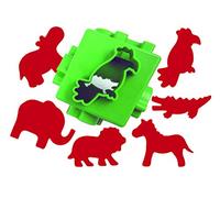 Cookie Cutters | Plastic Dough Cookie Cutting Cube | Jungle Animals | 6 Designs