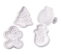 Cookie cutters with push - Christmas - 4 pcs