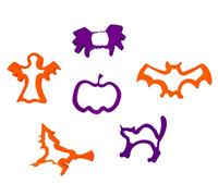 Cookie/Dough Cutters | Strong Plastic - Easy Clean | Halloween Theme | Pack of 6