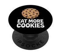 Cookie Eat More Cookies Food PopSockets Adhesive PopGrip