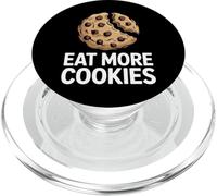 Cookie Eat More Cookies Food PopSockets PopGrip for MagSafe