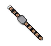 Cookie-es Printed Silicone Watch Band Compatible with IWatch Waterproof Soft Replacement Strap 38mm/40mm