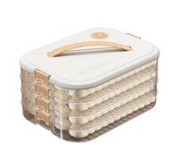 Cookie Freezer Containers - Four-Tier Airtight Carrie, Featuring Reinforced Locking Mechanism Improving, Long Term iced Food Stability Comprehensive Moisture Control Support | Kitchen Freezer grown