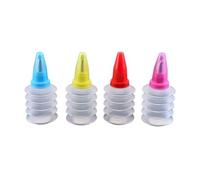 Cookie Icing Bottles Decorating Tips for Workshop and Pancake Art Cookie Squeeze Bottles with Nozzles Bakery Supplies