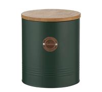 Cookie Jar Storage with Bamboo Lid Green Typhoon Green One Size