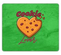Cookie Lover Chocolate Chip Biscuit Bite Mouse Mat Pad 24cm x 19cm