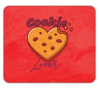 Cookie Lover Chocolate Chip Biscuit Bite Mouse Mat Pad 24cm x 19cm