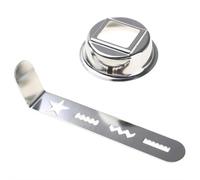 Cookie Maker Attachment Dough Cutter - Stainless Steel Kitchen Accessory for Cookie Grinder Attachment, Pastry Maker Attachments, Compatible with Kitchen Machines