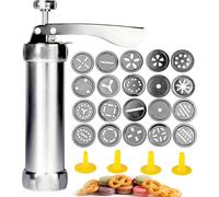 Cookie Maker,cookie Gun,stainless Steel Biscuit Press Spritz Cookie Press Gun Wi
