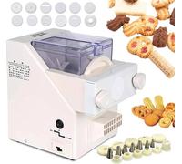 Cookie Making Machine - Multifunctional Biscuit Press,180W Biscuit Form Maker with Interchangeable Nozzles and Various Cookie Molds for Effortless Baking