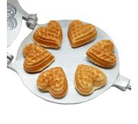 Cookie Mold Maker 6 hearts - Heart Cookie Cutter - Oreshki Mold Maker - Oreshnitsa Russian - Oreshki Maker - Walnut Cookie Maker Oreshek - Nutty Maker - Oreshnitsa Maker - Сookies Maker