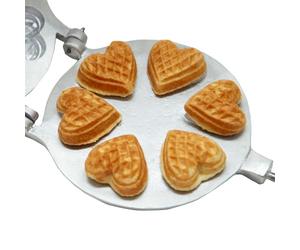 Cookie Mold Maker 6 hearts - Heart Cookie Cutter - Oreshki Mold Maker - Oreshnitsa Russian - Oreshki Maker - Walnut Cookie Maker Oreshek - Nutty Maker - Oreshnitsa Maker - Сookies Maker