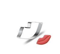 Cookie Mold Valentine's Day Biscuit Shaping Tools Sugarcraft Modeling Accessories Stainless Steel Cake Fondant Decorating Tool Lips