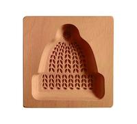 Cookie Mold - Wooden Cookie Cutter For Kitchen | Embossing Tool For Beginners Hobby School Projects Family Activities