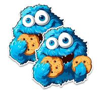 Cookie Monster Fridge Magnet 4 Inch 2-Pack Vinyl ID44999