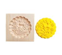 Cookie Moulds For Baking | Christmas Tree Wooden Non-Stick Kitchen Utensils, Funny Festive Cookie Cutter for Baking | for Shortbread Cake Pastry Dessert Home