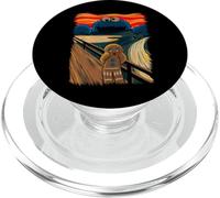 Cookie Muncher The Scream Munch Monster Joke PopSockets PopGrip for MagSafe