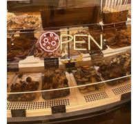 Cookie Open Neon Sign,LED Bakery Light for Dessert Shop, Sweet Treat Café Signs