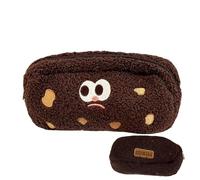 Cookie Pencil Bag, Pencil Pouch, Cute Soft Large Capacity, School Pen Stationery, Pens Case Supplies for Pencils, Markers, Small Notebooks, Fun and Practical Organizer, 21x13cm