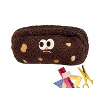 Cookie Pencil Bag - Plush Pencil Case, Cute Soft Cookie Péncil Pouch for Students | Portable School Accessories, Large Capacity Stationery Storage Bag for Coin, Cards and Small Items