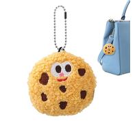 Cookie Plush Keychains - Cookie Stuffed Doll, Chocolate Chip Plush Toy | Simulation cookiee Stuffed Dolls For Decorating Bags, Backpacks, Wallets Or Car Keys, It Enlightens Your Day