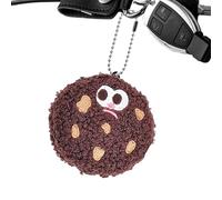 Cookie Plush Keychains - Soft Plush Chocolate Chip, Mini Stuffed Pendant, Cute Simulation Cookie Doll With Durable Clip And Lightweight Design | Bag Charm Accessory For Backpack Handbag Kids Adults