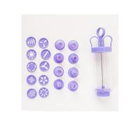 Cookie Press Biscuit Maker,Biscuit Press DIY Manual Cookie Press Maker Machine Gun Decorating Squeezing Machine for Making Churros Device Fritters Baking Tool