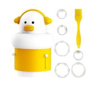Cookie Press - Non-Stick Manual Presser with 6 Embossing Molds, Cute Kids Dumpling Maker | Versatile Baking Gadget for Banh Bao Hand Pie Empanadas Ravioli Gyoza Pasta Pastry Dough Kitchen