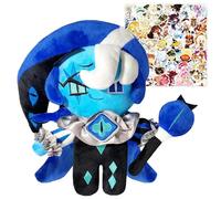 Cookie Run Kingdom Plush, 51pcs Shadow Milk Cookie Stickers, Cookies Run Plush, Driflo Anime Plushie Stuffed, Anime P-Lush Toys, Stuffed Animals Doll, Cartoon Soft Toy, for Boys Girls Birthday Gifts