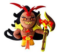 Cookie Run Kingdom Plushie 10in Soft Shadow Milk Cookie Plush,Cute Stuffed Animal For Kids & Fans,Squishy Game Character Toy, For 4 5 6 7 8 9 Old Boys & Girls. (Burning Spice)