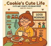 Cookie’s Cozy Life: Cute and Cozy Coloring Book for Adults & Teens Featuring Relaxing Hygge Scenes and Adorable Characters: Relaxing Coloring Pages ... Simple Joys for Stress Relief and Creativity