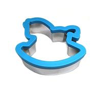 Cookie Sandwich Cutter Kitchen Gadgets Childrens Baking Set Shapes for Kids Cookies Pastry Dough Cake Biscuit Pancake Food Stainless Steel Mould Cutters Equipment Gifts (Rocking Horse)