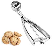 Cookie Scoop, 18/8 Stainless Steel Cookie Scooper, Cookie Scoops for Baking, 0.8Tbsp/2.5tsp/12.5ml/0.5oz Cookie Dough Scoop, Cookie Scooper for Baking (#70)