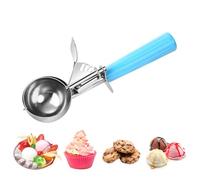 Cookie Scoop 5.8 cm Ice Cream Scoop with Trigger 18/8 Stainless Steel Portion Scoop for Cookie Dough, Cupcake, Batter, Ice Cream Meatball, 11 TSP / 3.8 tbsp / 55ml
