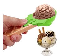 Cookie Scoop - Durable Steel Wrapper, Dessert Tool | Lightweight Trigger Release Portioner with Non Slip Handle, Versatile Ice Cream Scoop for Fried Cupcake Dough