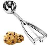 Cookie Scoop, Ice Cream Scoop,18/8 Stainless Steel, Cookie Scoops for Baking, 4Tbsp/ 60ml/ 2oz Cookie Dough Scoop, Ice Cream Scooper with Trigger Release, Cookie Scooper for Baking(#16)…