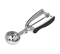Cookie Scoop Ice Cream Scooper Stainless Steel Hand Held Manual Scoop for Home Kitchen Hotel Portable Easy to Use Multifunctional Tool Perfect Spherical Shape Maker 185g (J10190P 50mm)