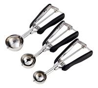 Cookie Scoop Set - Include 1 Tbsp/ 2 Tbsp/ 3tbsp - 3 Pcs Cookie Scoops For Baking - Cookie Dough Scoop - Made Of 18/8 Stainless Steel
