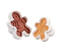 Tescoma Cookie Cutters with Stamp Delicia, 2 Pcs, Figures, Assorted, 23 x 14.5 x 5.9 cm