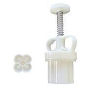 Cookie Stamp 3D Flower Shape Dessert Mould Hand Print Dessert Maker Baking Tool for Midautumn Festival