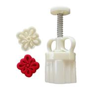 Cookie Stamps Happiness Knot Mold Hand-Pressure Moon Cake Makers Baking Tool for MidAutumn Festival Happiness Knot Mold for Baking Shapes Hand Pressed Easy to Clean