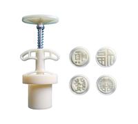Cookie Stamps Round Character Molds Hand Pressure Maker Bakings Tool for MidAutumn Festival Cookie Stamps and Cutter Press for Bakings Wedding