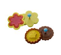 Cookie Stamps - Set of 2, Rabbit/Flower