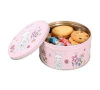 Cookie Tins With Lids - 7.09 Inches Easter Bunny Tin | Cute Container - Iron Metal Storage Box For Cookies Candy Snacks Jewelry Tea Bags At Home Festival And Themed Party Use