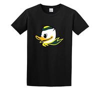 Cookie tong Cute Oregon Ducks Logo University of Oregon Cotton Round Neck Shirt for Men Black M